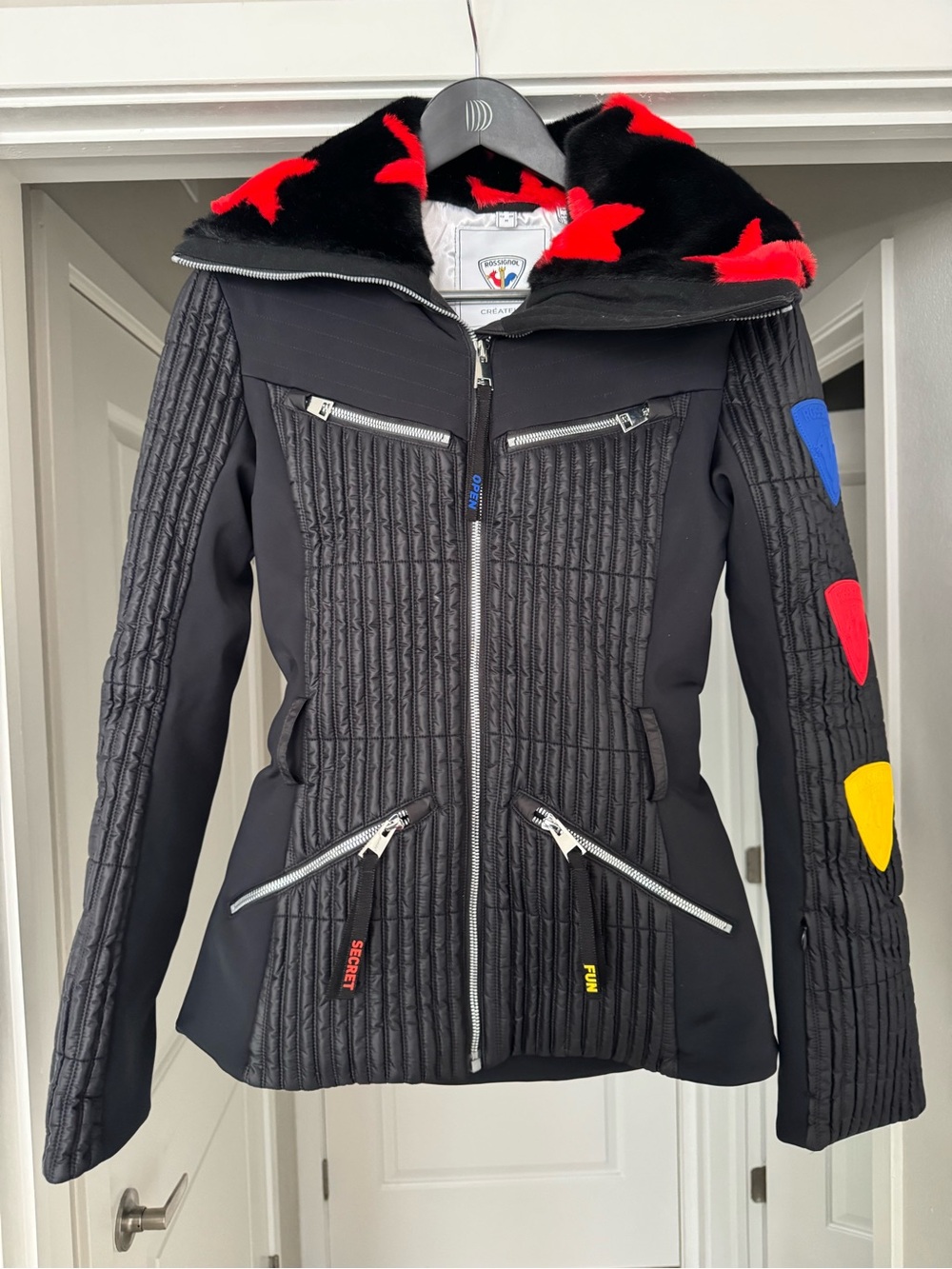 Rossignol “Maddy” Ski Jacket with Red, Blue and Yellow Accents